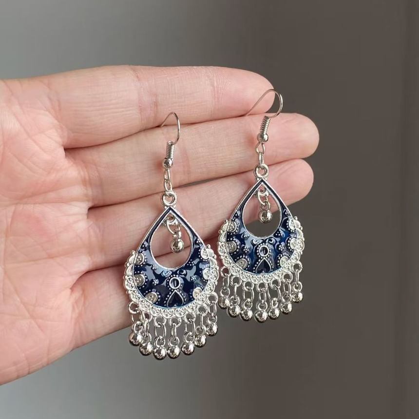 Fringed Chandelier Alloy Earring