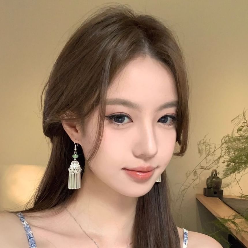 Fringed Earring Dangle Alloy