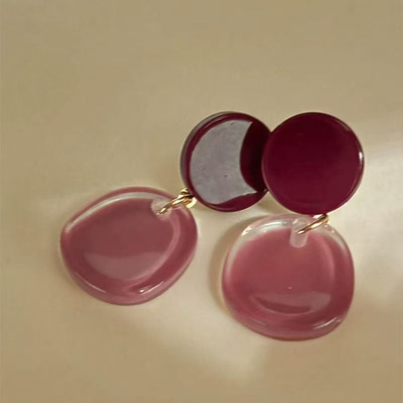 Acrylic Earring Alloy Drop