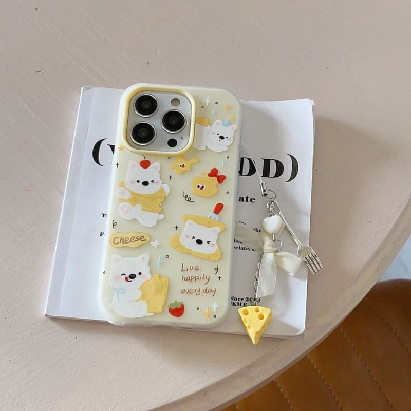 Charm Set / Cheese Case Phone Dog