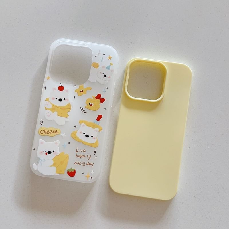 Charm Set / Cheese Case Phone Dog