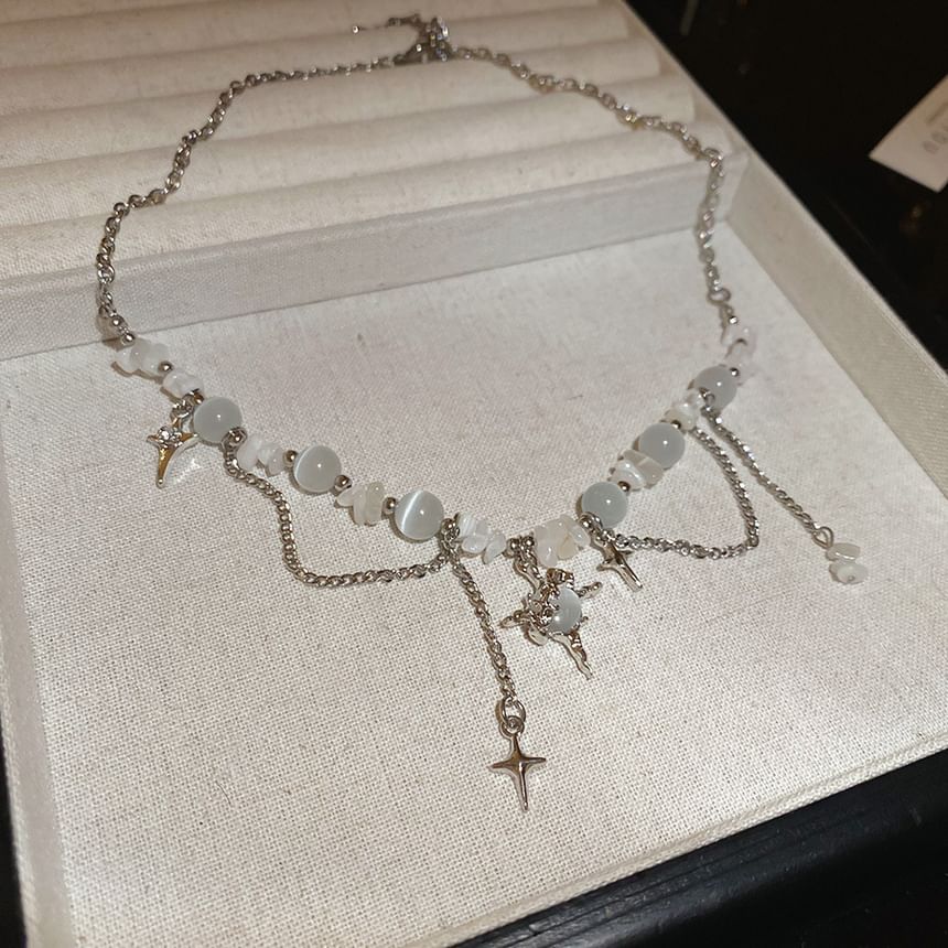 Alloy Star (Various Bead Pendant Choker Gemstone Faux Designs)