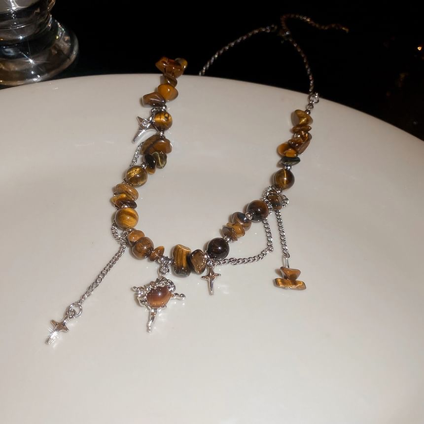 Alloy Star (Various Bead Pendant Choker Gemstone Faux Designs)