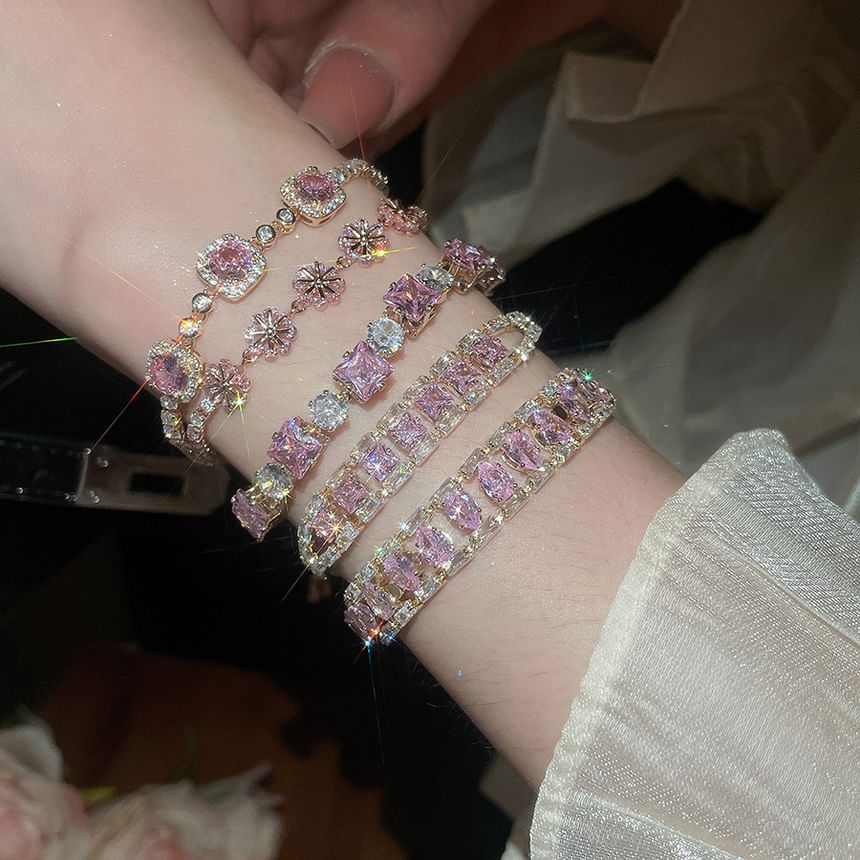Designs) (Various Rhinestone Bracelet Alloy