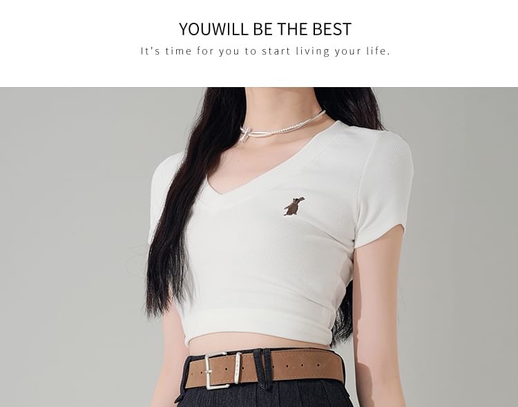 Pleated Waist Skirt Denim Mini A-Line High