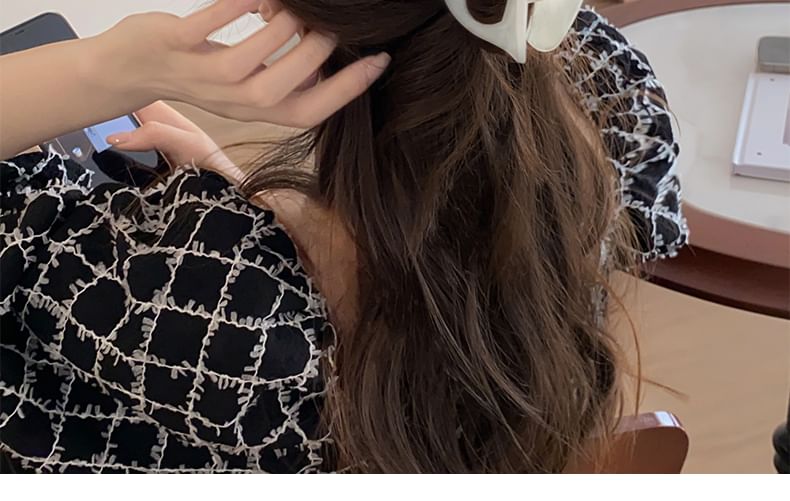 Hair Pearl Claw Acrylic Faux