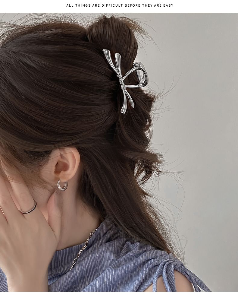 Claw Hair Alloy Bow
