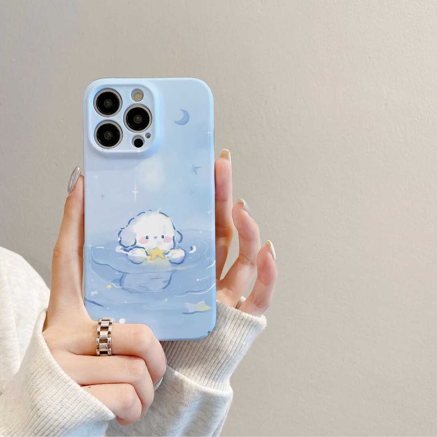 Phone Dog Case Swimming