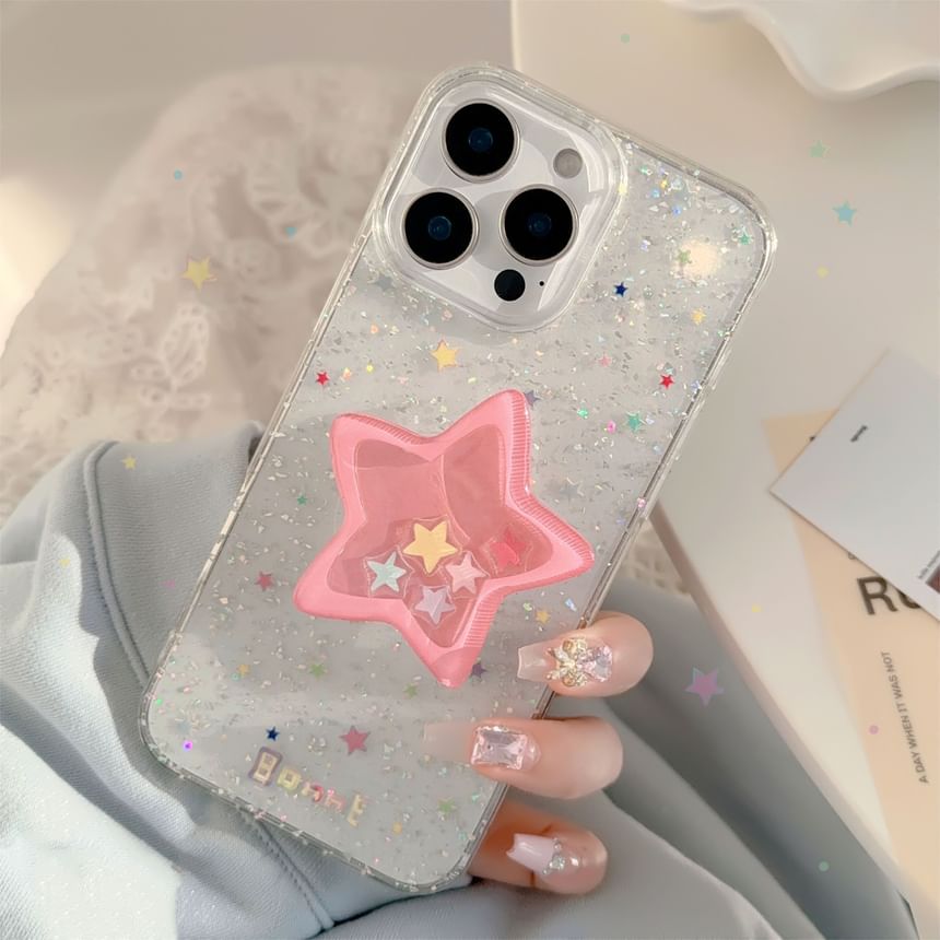 Star Phone Glitter Case