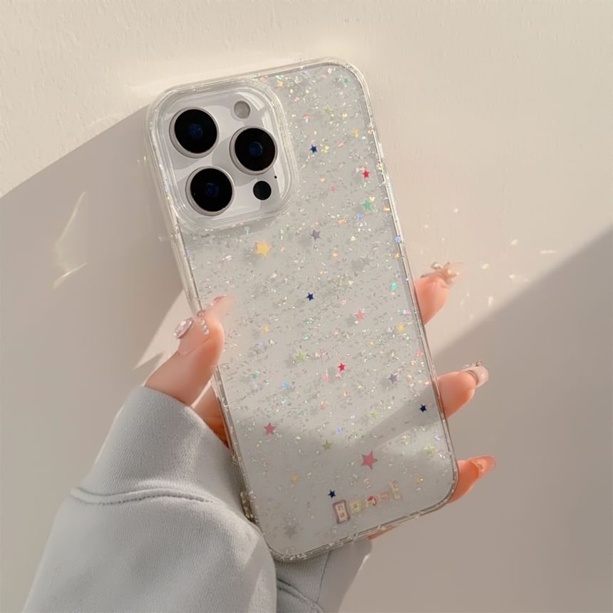 Star Phone Glitter Case