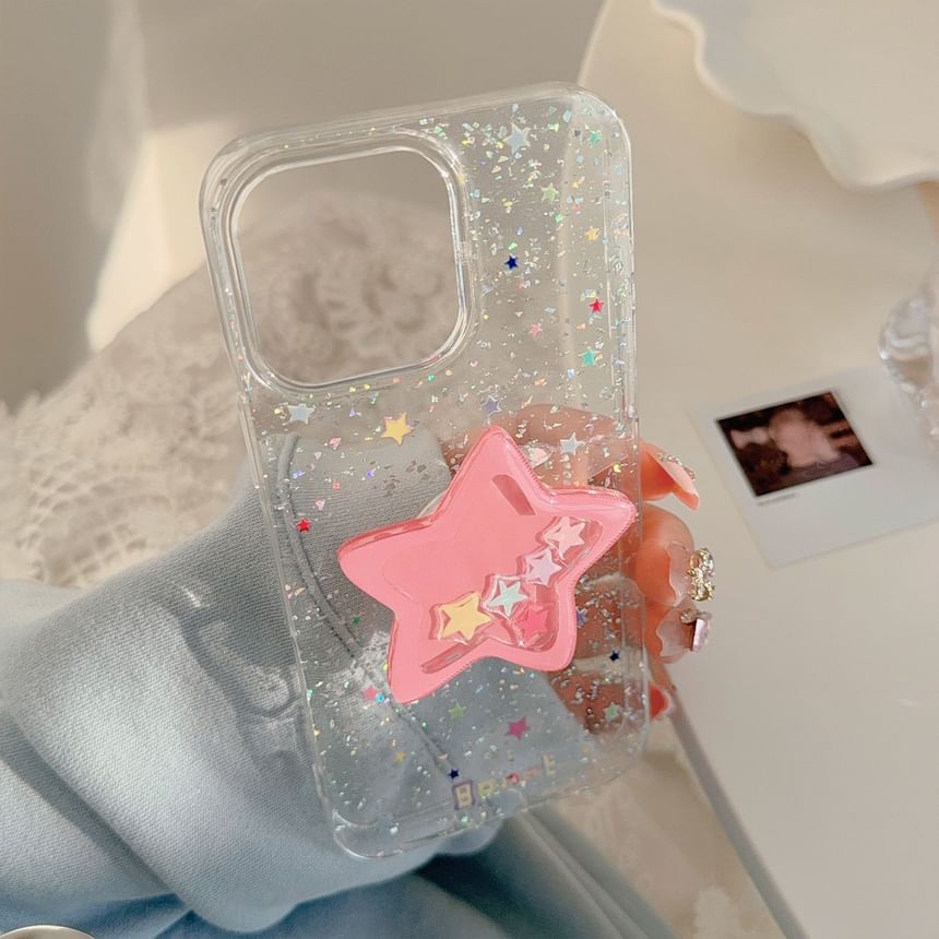 Star Phone Glitter Case