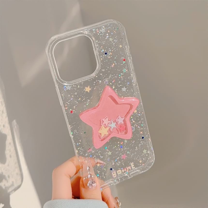 Star Phone Glitter Case