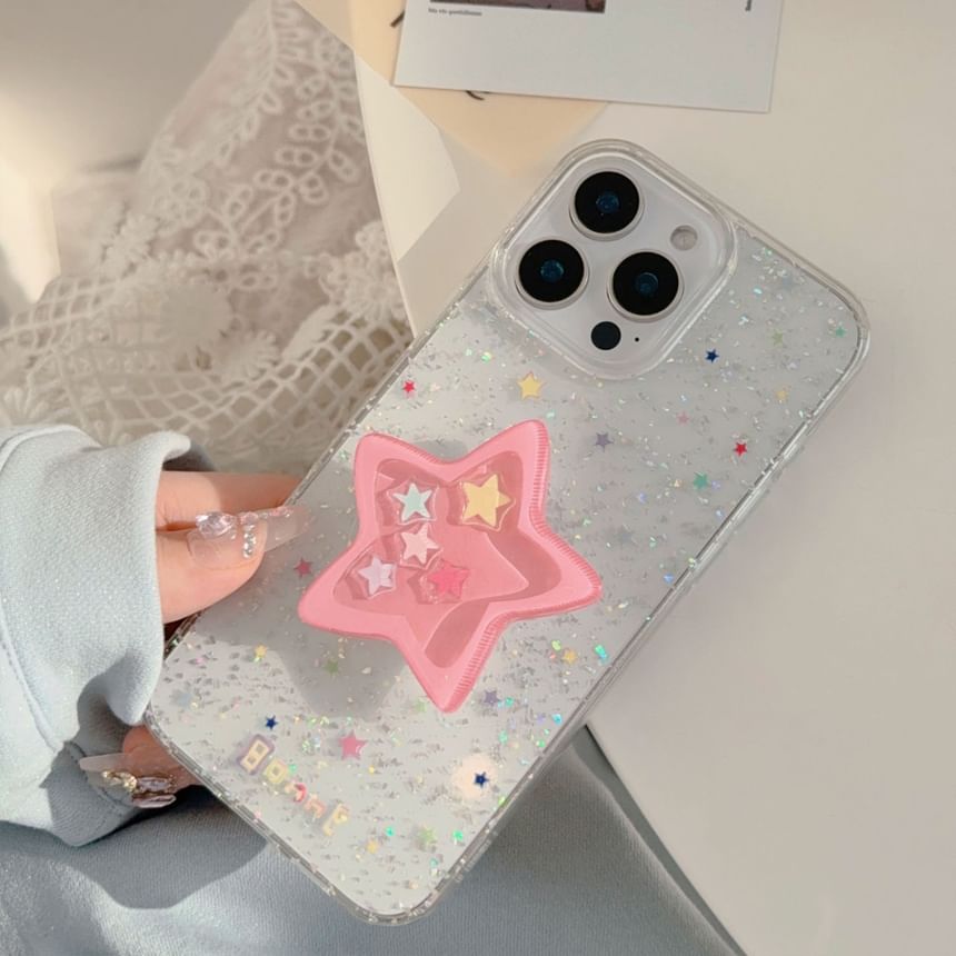 Star Phone Glitter Case