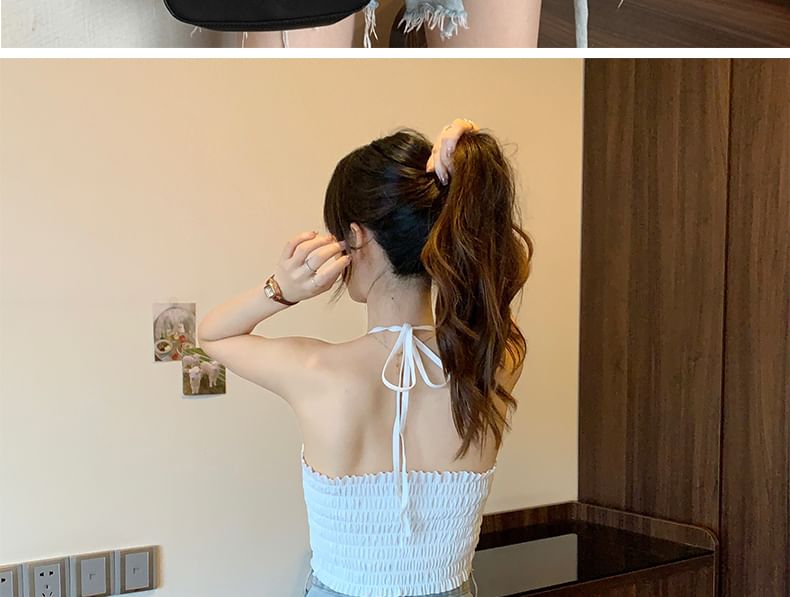 Crop Lace V-Neck Camisole Top