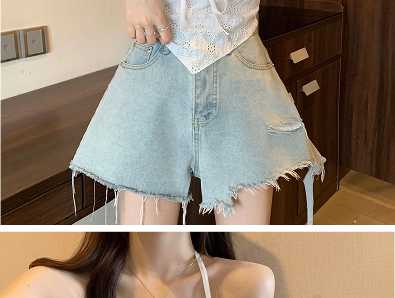 Crop Lace V-Neck Camisole Top