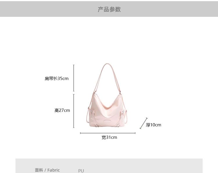 Leather Bow Faux Star Bag Crossbody Buckled