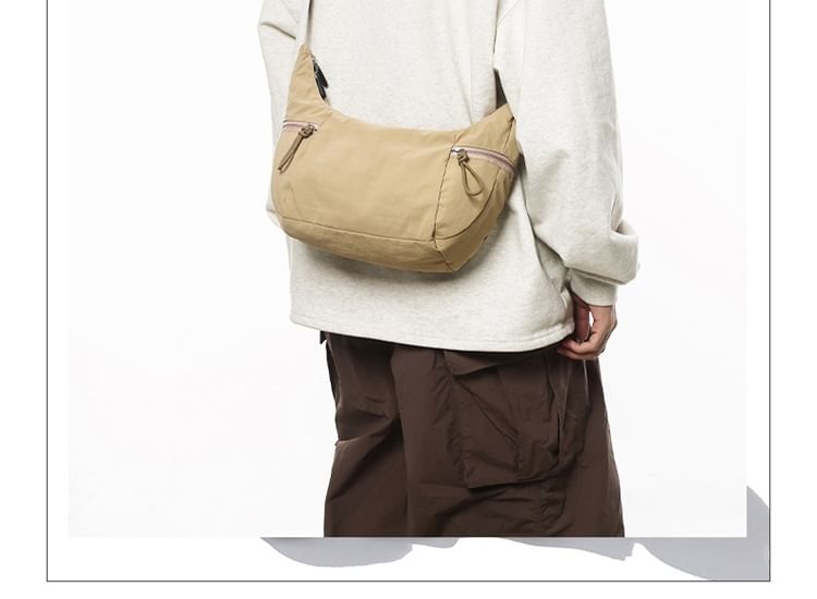 Nylon Crossbody Bag Plain