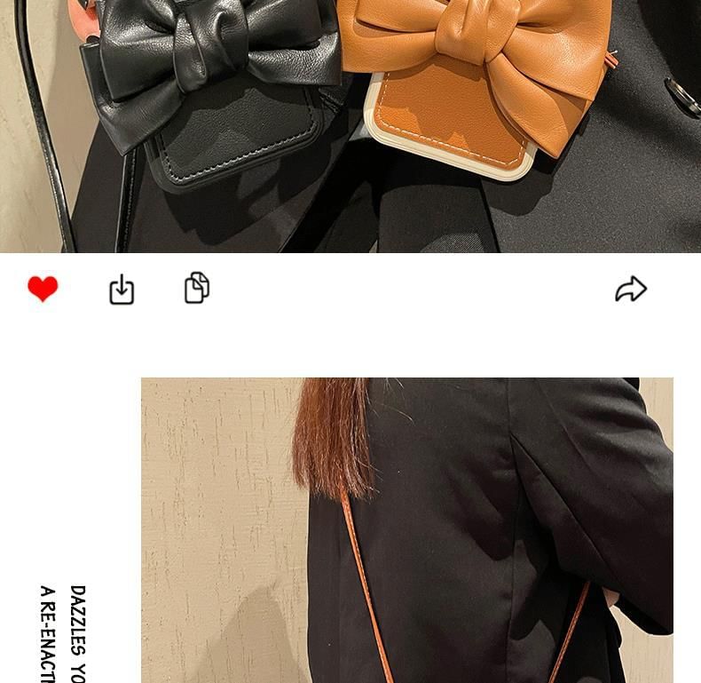 with Case Holder Bow Phone Lanyard Leather Faux Card