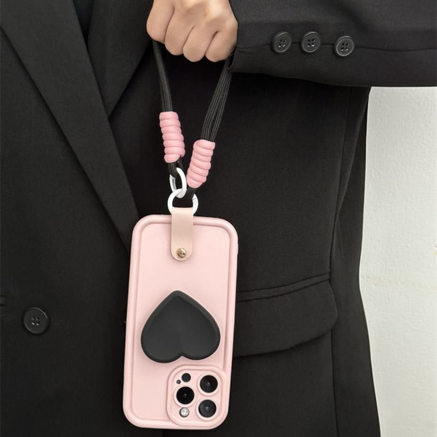 Phone Strap Case Heart with