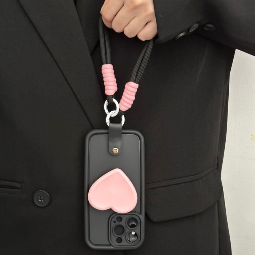 Phone Strap Case Heart with