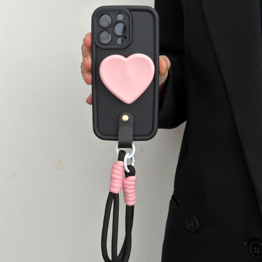 Phone Strap Case Heart with