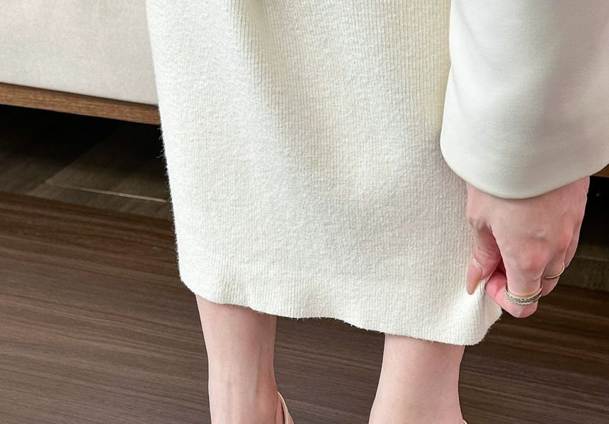 Pointed Toe Pumps Buckled Heel Slingback Kitten