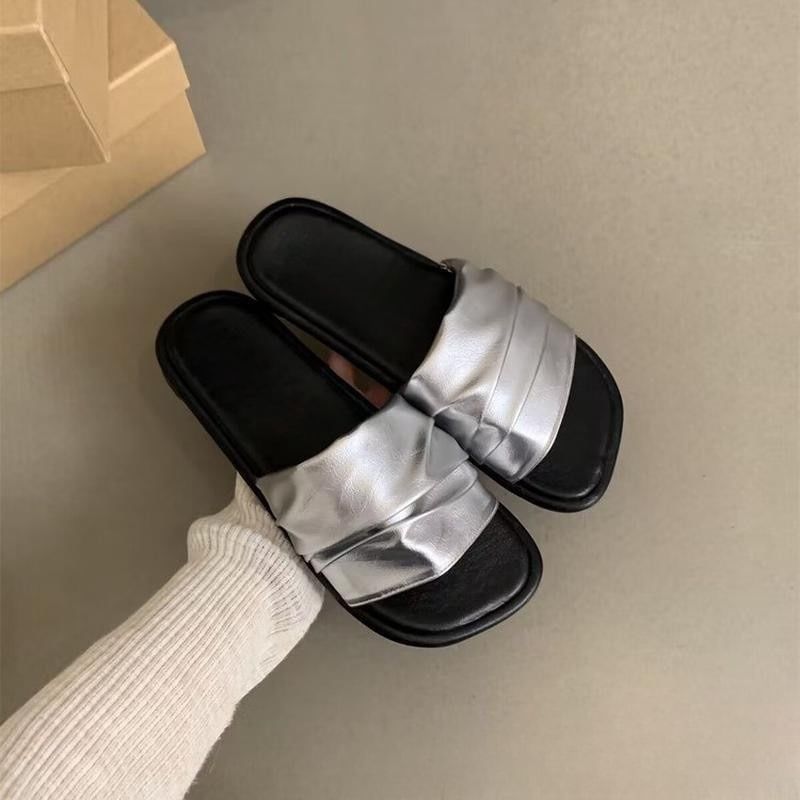 Sandals Ruched Slide