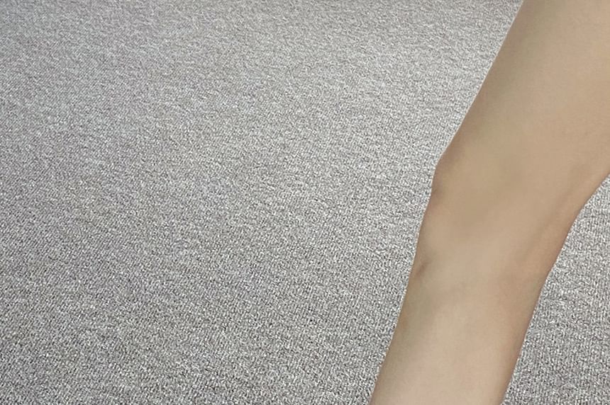 Thong High Heel Slide Sandals Buckled