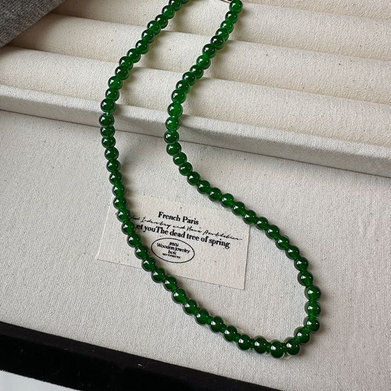 (Various Choker Gemstone Designs) Faux Bead