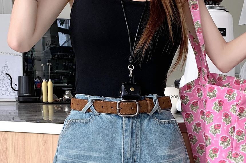 Denim Skirt A-Line High Washed Mini Waist