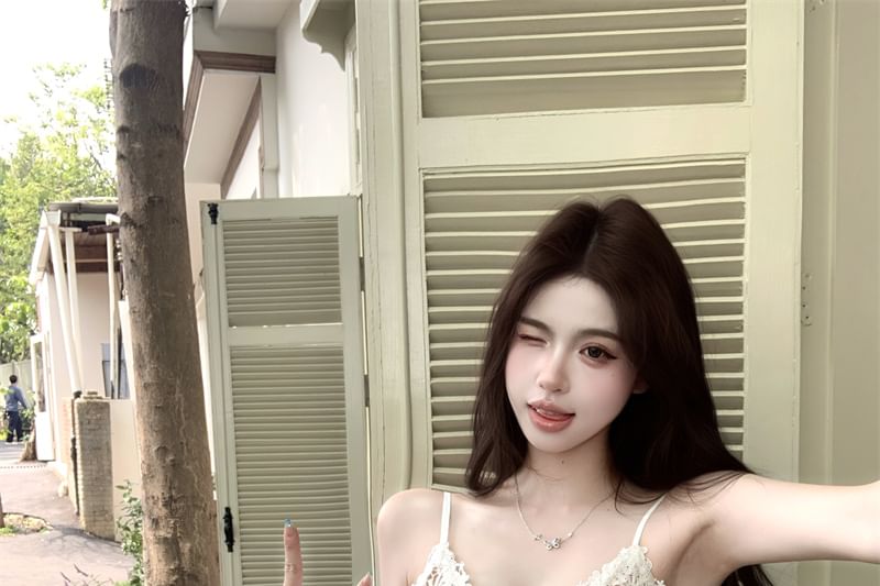 Plain Top / Cardigan Panel Corset Lace