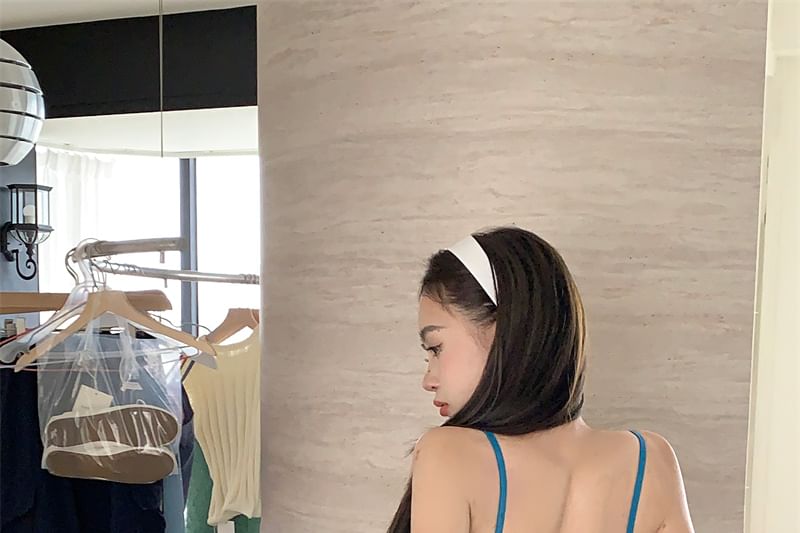 Top Cami Slim Fit Two Tone