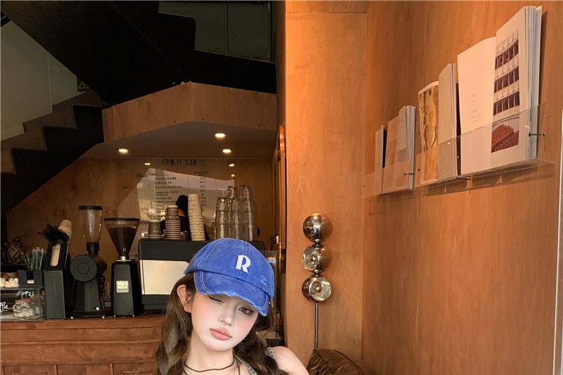 Fit Crop Pencil Camisole Set: + Denim Slim Top Mini Belted Studded High Halter Skirt Frayed Button Waist