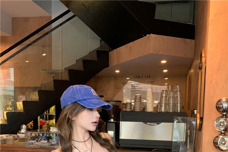 Fit Crop Pencil Camisole Set: + Denim Slim Top Mini Belted Studded High Halter Skirt Frayed Button Waist