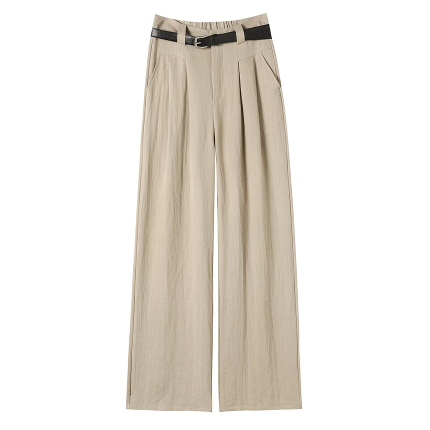 (Various High Designs) Leg Waist Wide Pants Plain Dress