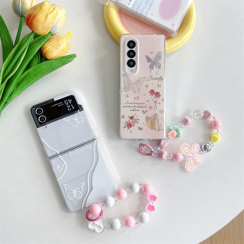 Phone / Strap Butterfly Case Set