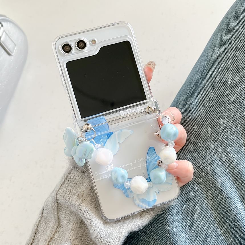 Set / Butterfly Strap Case Phone
