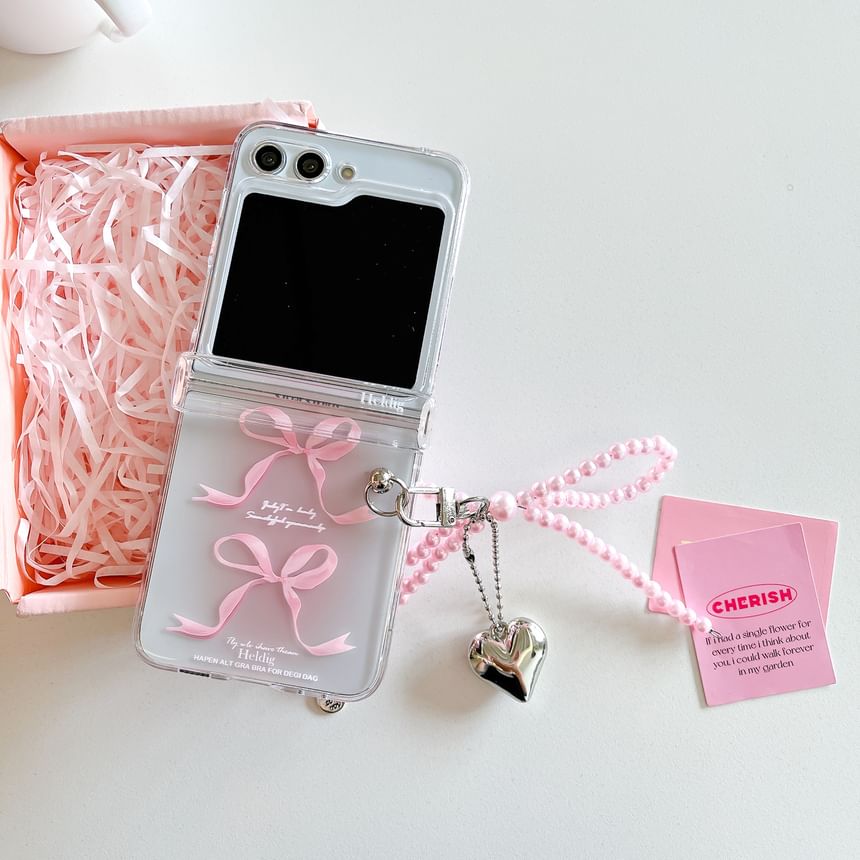 Bow / Strap Phone Set Case