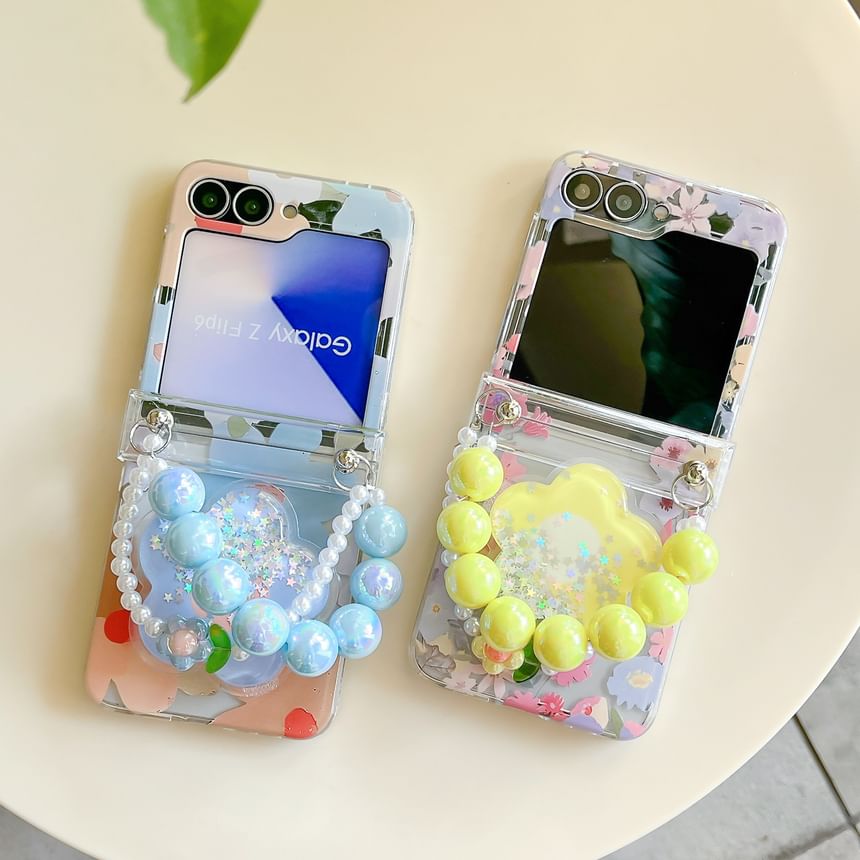 Strap / Case Floral Phone Set