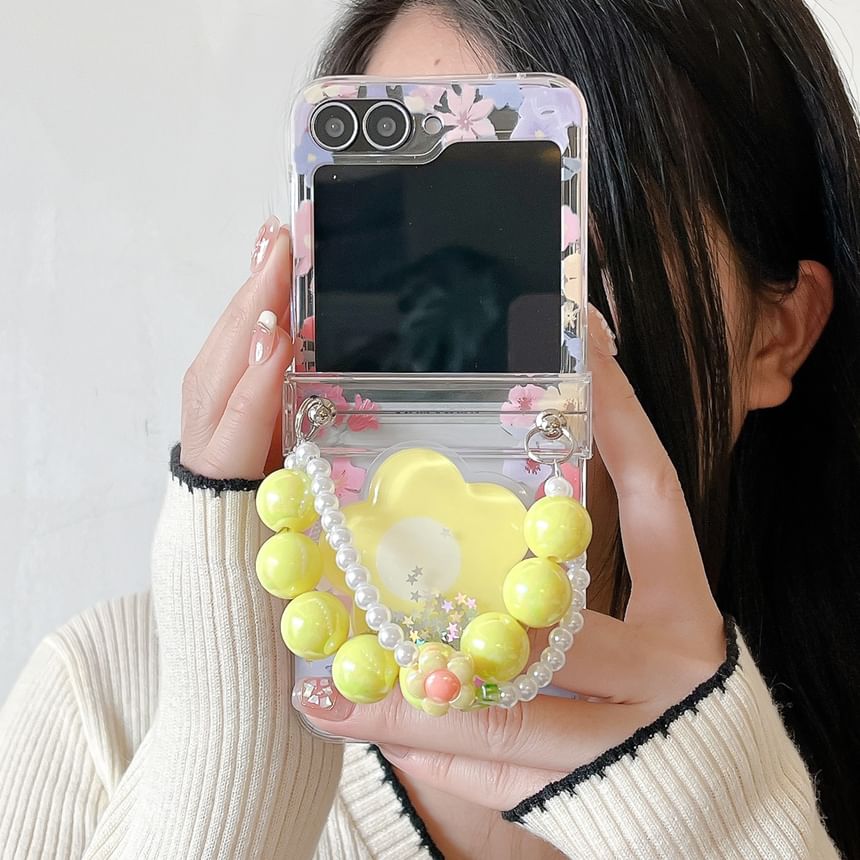 Strap / Case Floral Phone Set