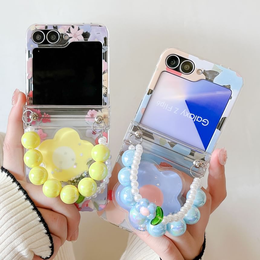 Strap / Case Floral Phone Set