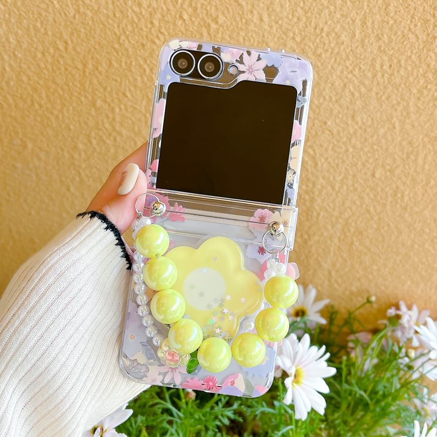 Strap / Case Floral Phone Set