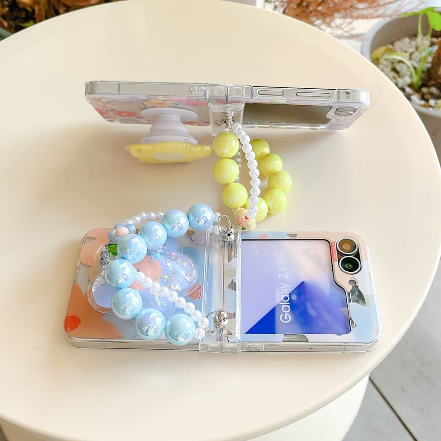 Strap / Case Floral Phone Set