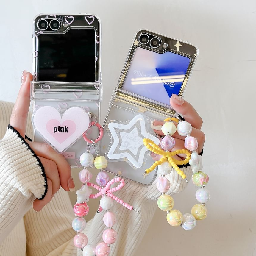 Case Heart Strap Star Phone Set /