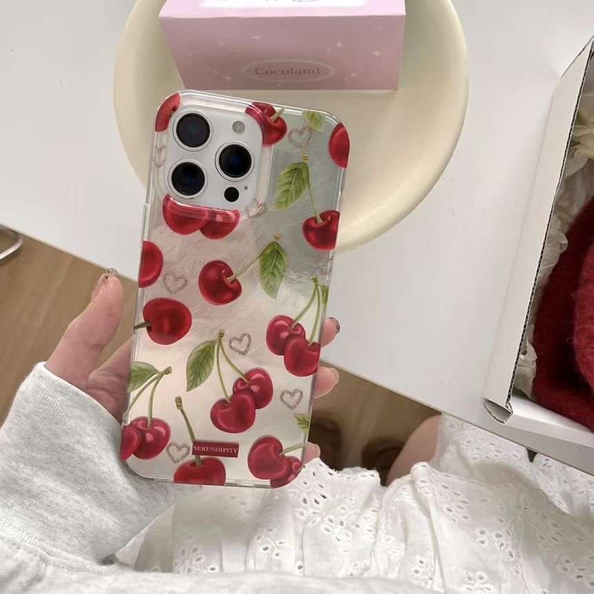 Phone Charm Set / Cherry Case
