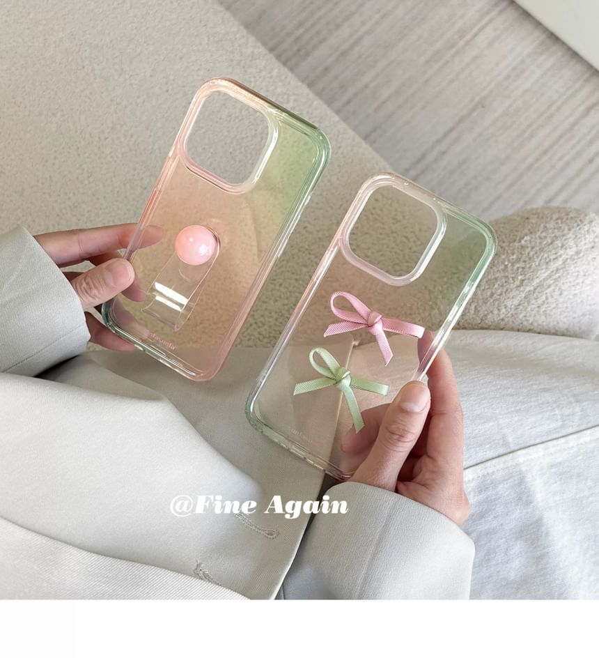 / Phone Strap Finger Ribbon Case