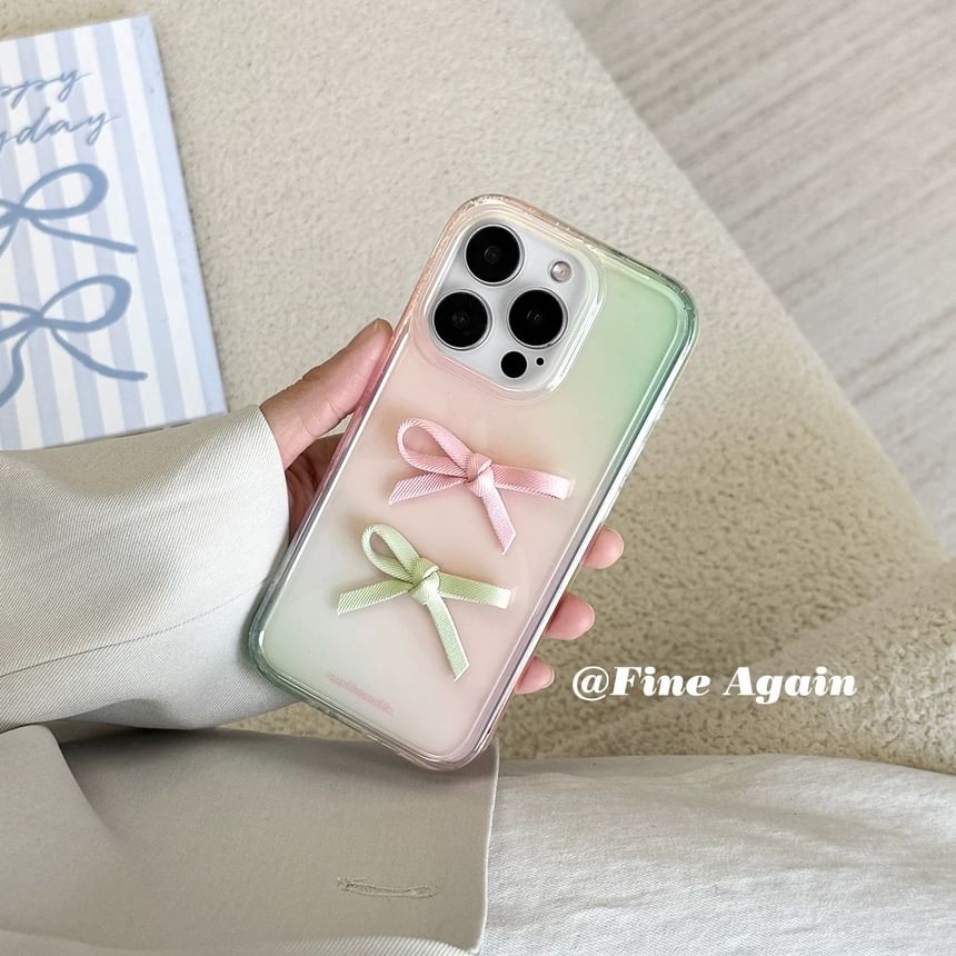/ Phone Strap Finger Ribbon Case