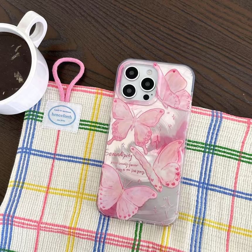 Phone Strap Case Set Floral /