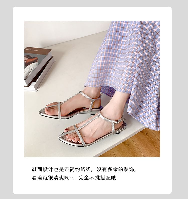 Sandals Toe Slingback Pointed Heel Genuine Leather Wedge