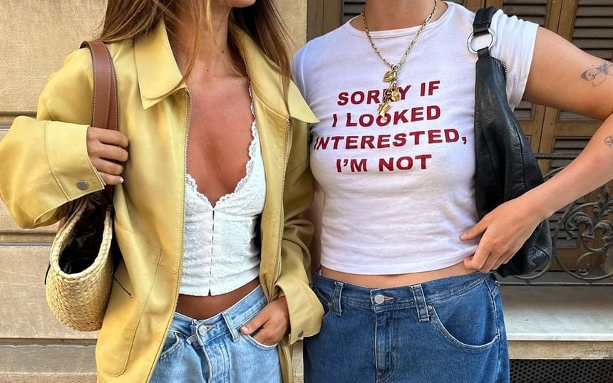 Waist Low Shorts Washed Pocket Denim Straight-Leg